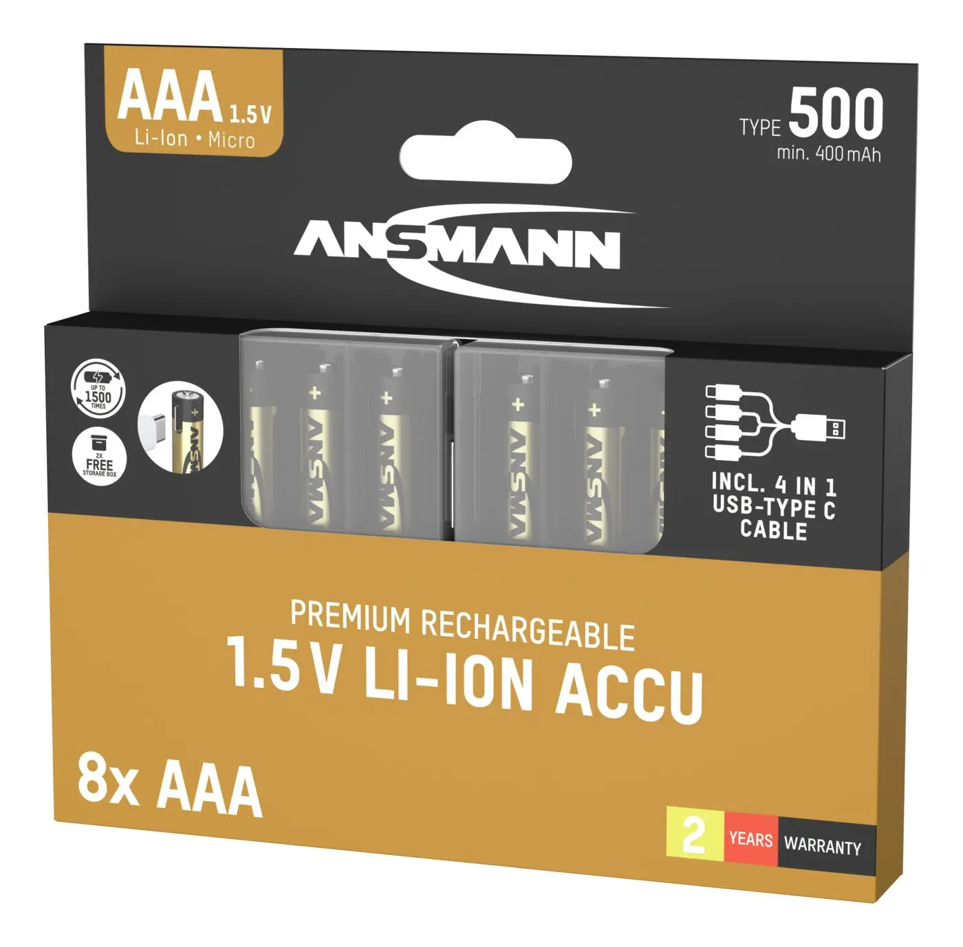 Premium Akku Micro AAA 8er Box