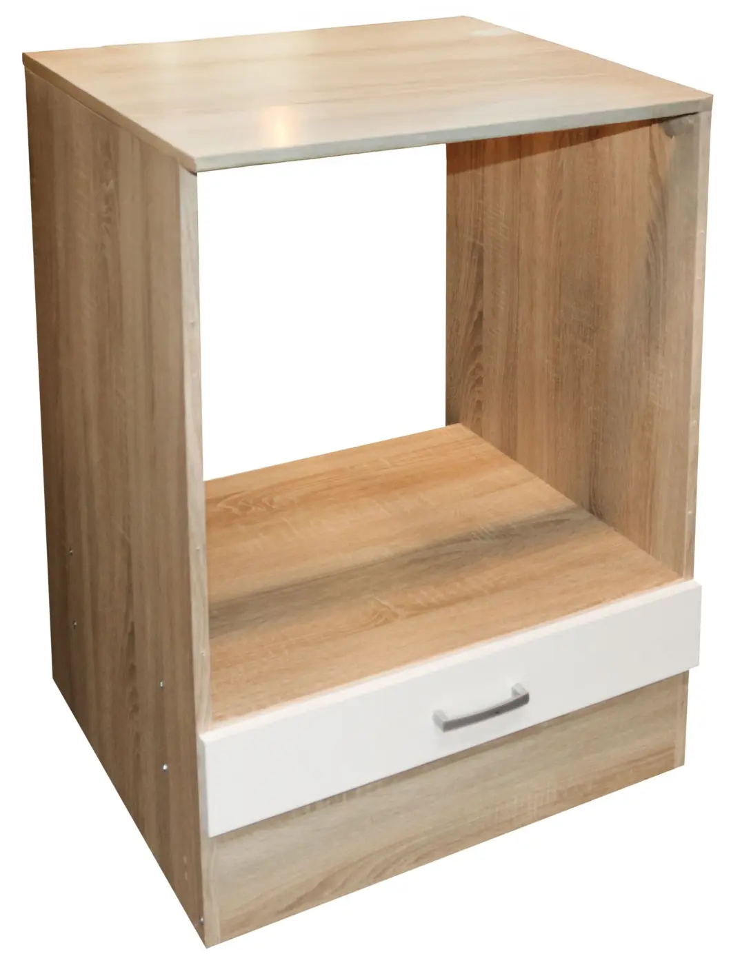 Herdschrank Andy 60 cm Sonoma Eiche/weiß