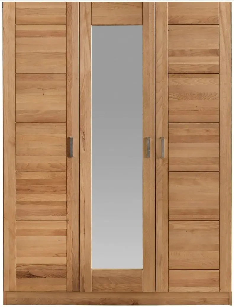 Kleiderschrank Canterbury 3-trg. in Kernbuche massiv