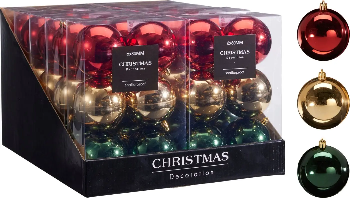 Weihnachtskugel 6er Set
