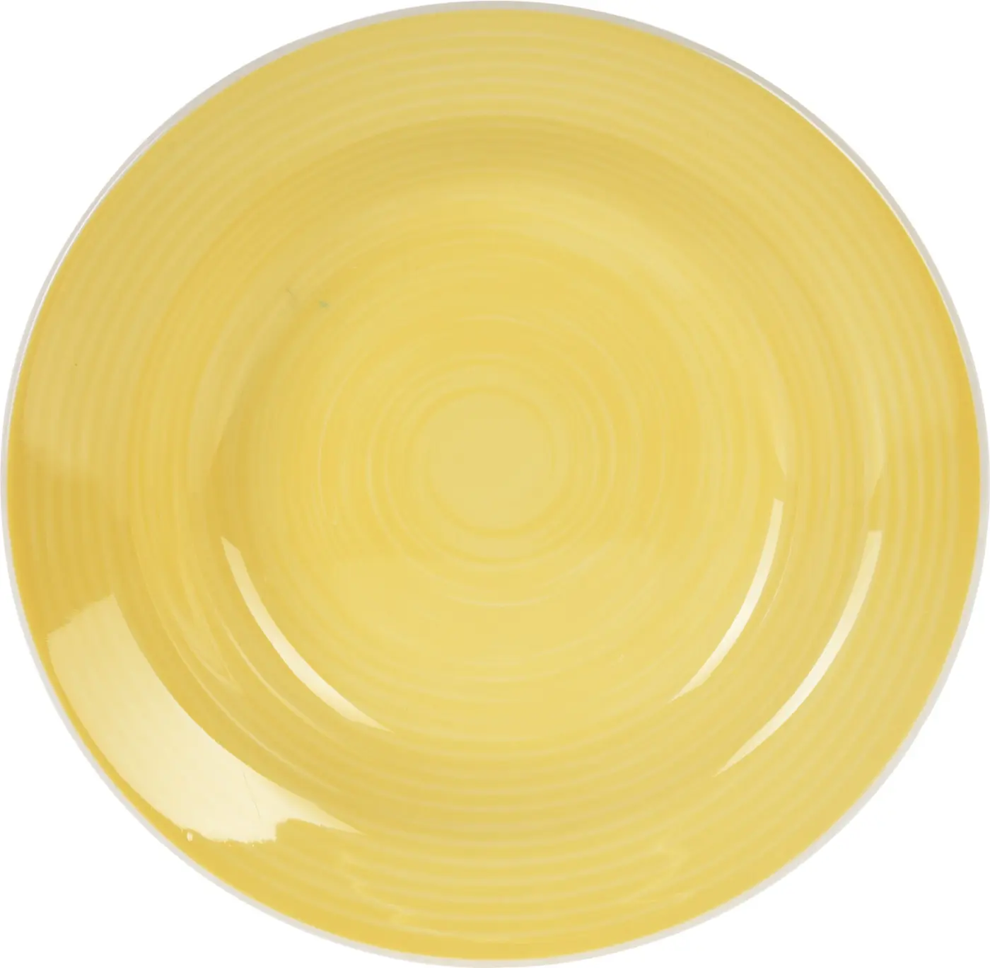 Teller tief ca. 22 cm bunt