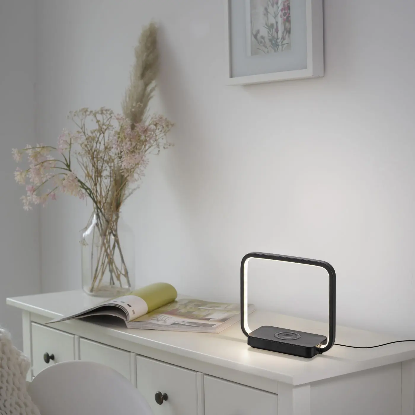 LED Tischleuchte Omari schwarz