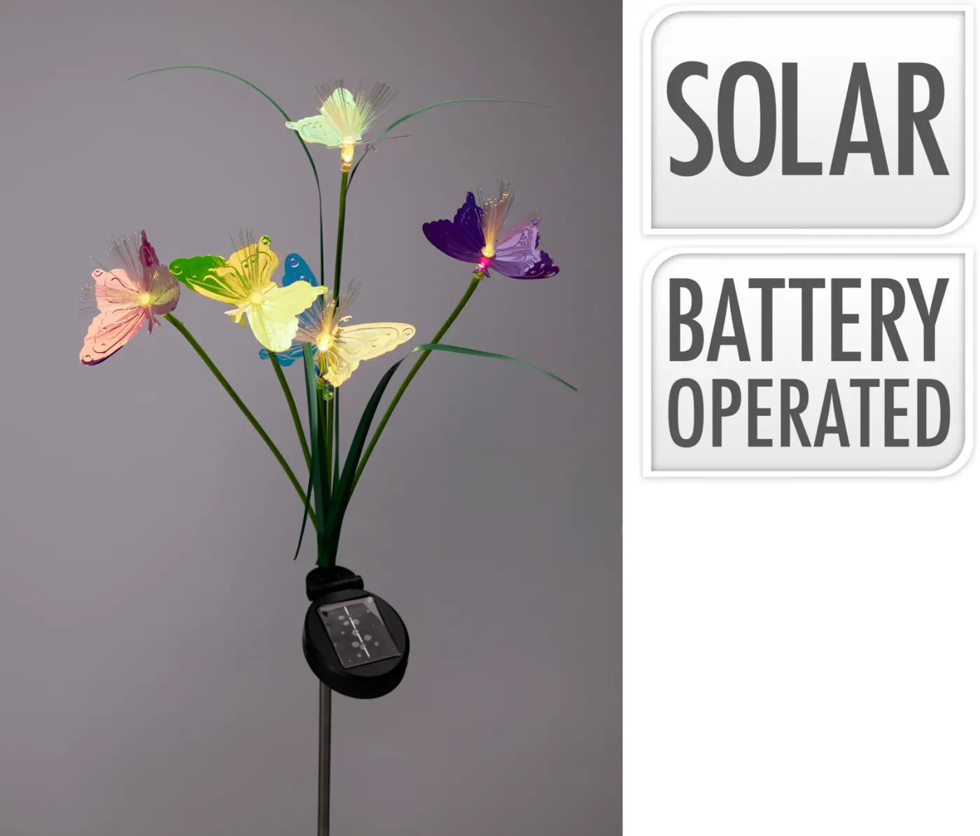 Gartenstecker Blume Solar
