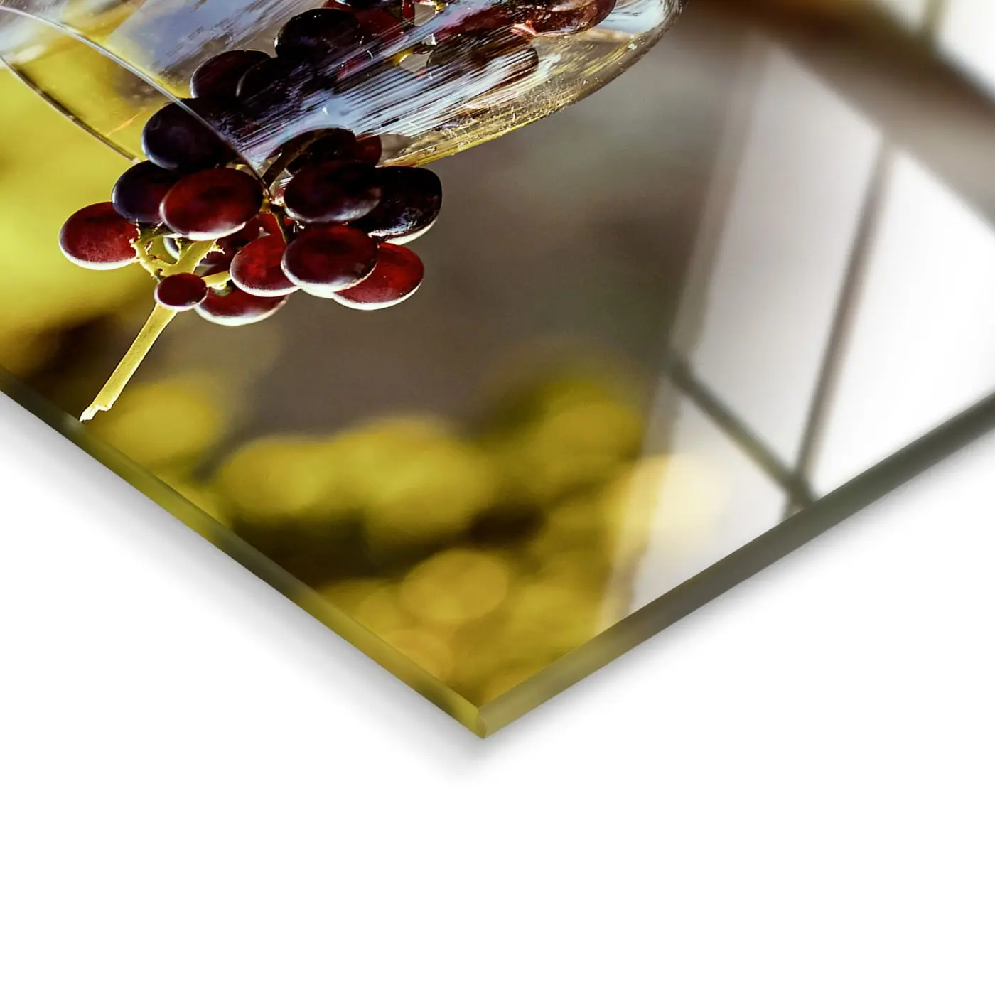 Glasbild Wine ca. 30 x 30 cm