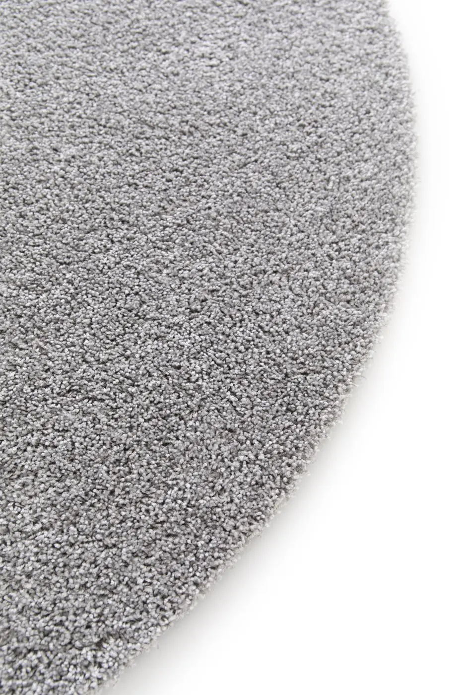 Teppich Dolce 160 x 160 cm rund grau