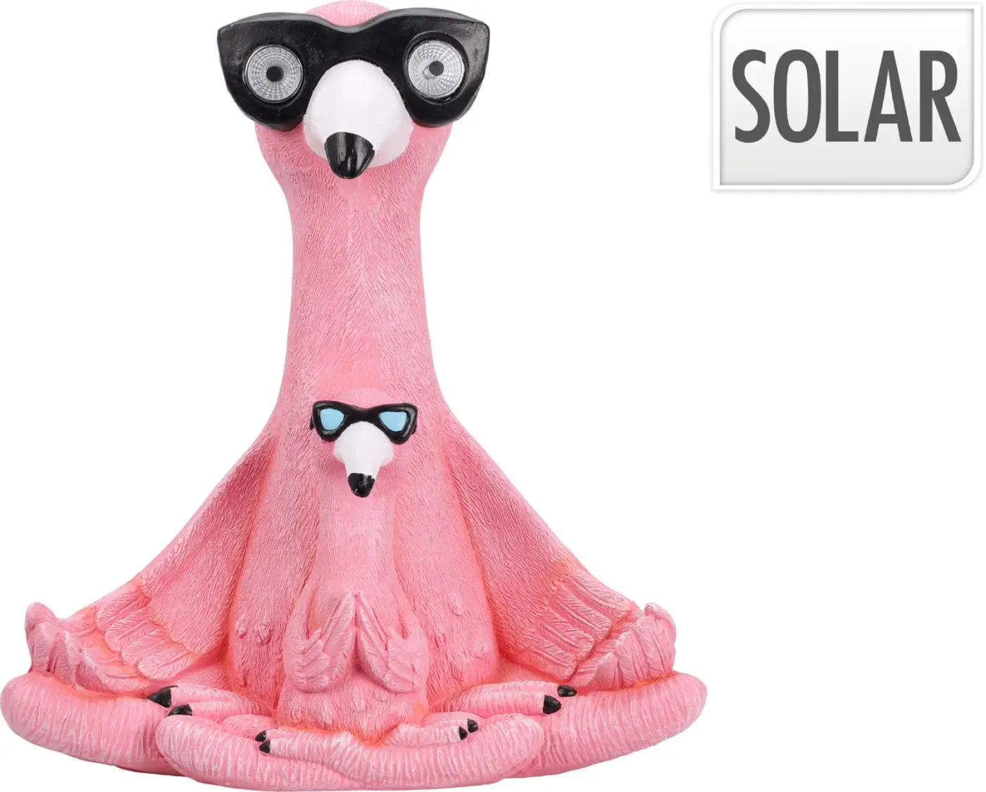 Flamingo mit Baby Solar