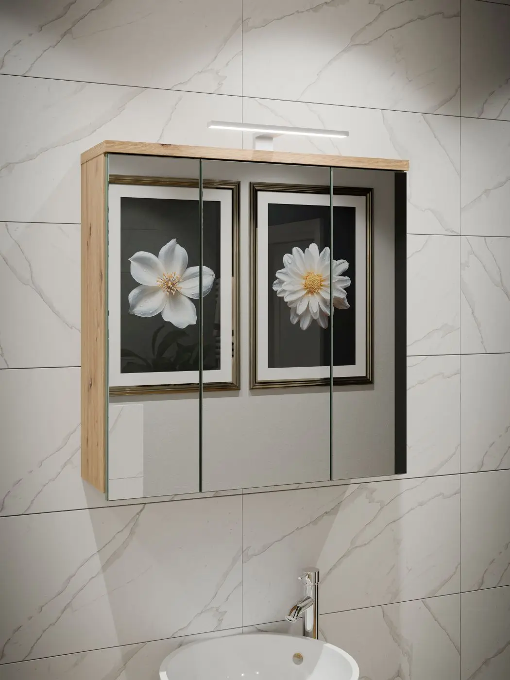 Spiegelschrank Veris Artisan Eiche