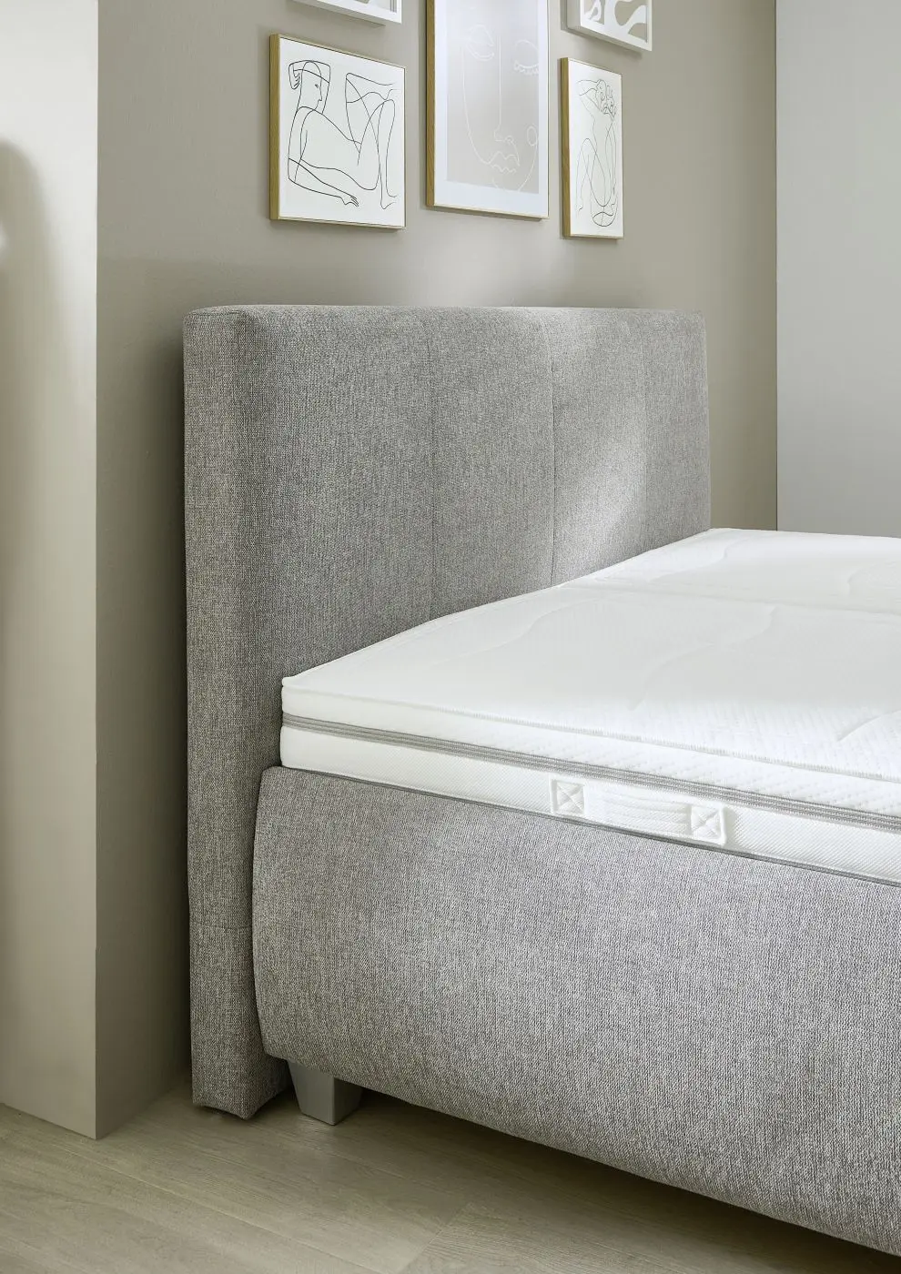 Polsterbett KS 192322 silber