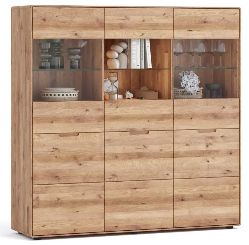 Highboard WZ-0663 Wildeiche massiv