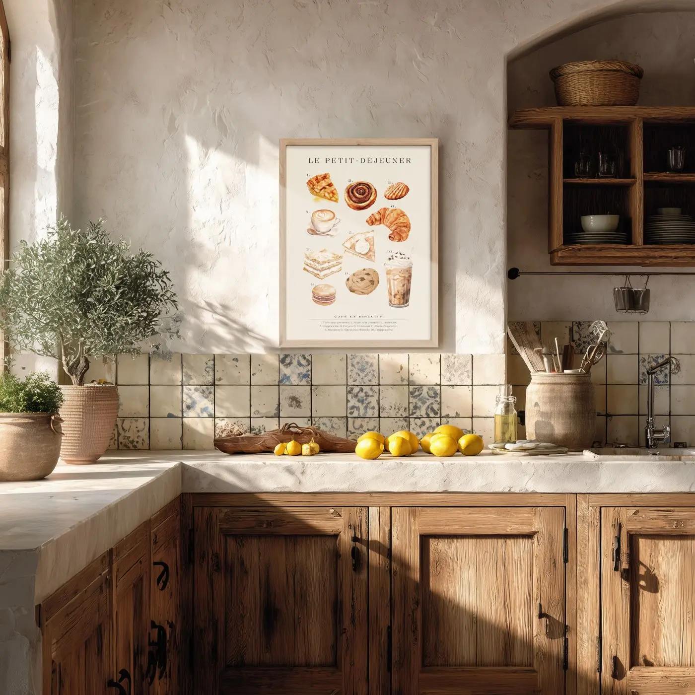 Bild gerahmt Petit Dejeuner 30 x 40 cm