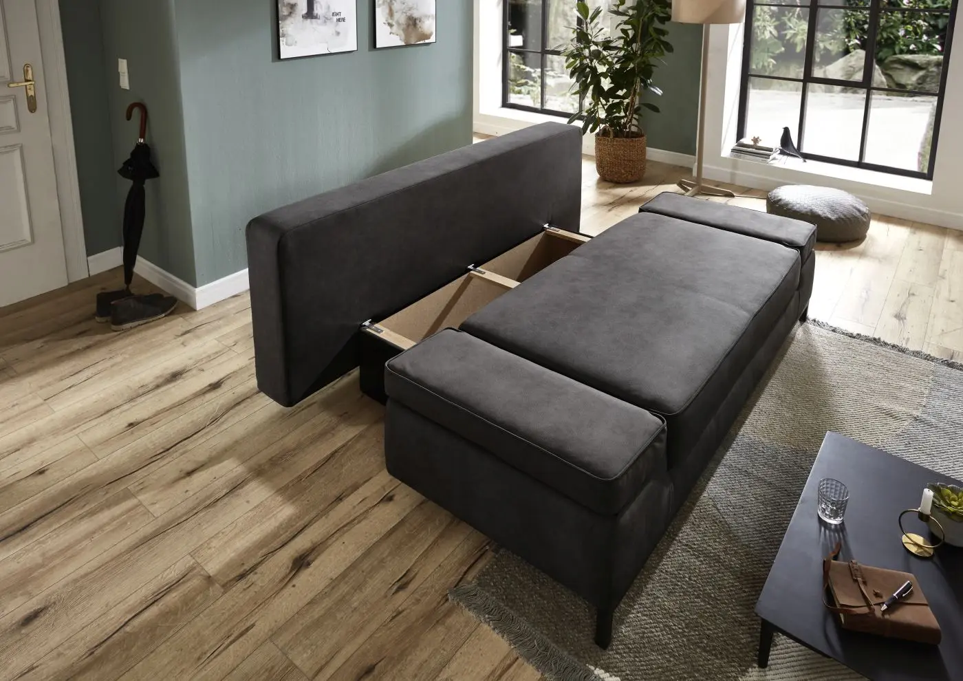 Schlafsofa Jarny anthrazit