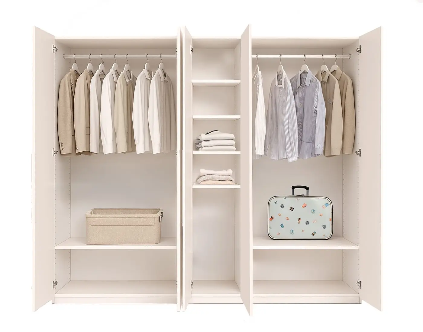 Drehtürenschrank Favorita 5-türig cashmere
