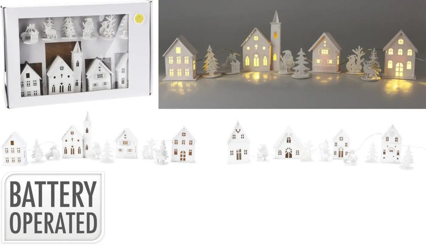 Weihnachtshäuser 10er-Set Weihnachtshäuser 10er Set