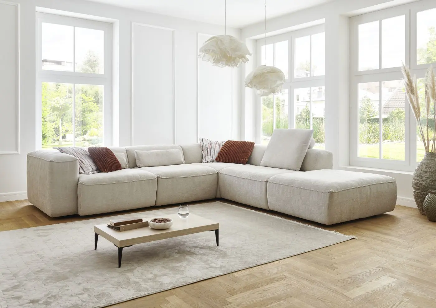 Wohnlandschaft couchliebe. KS25 Zunra natur mit Zusatzfunktionen