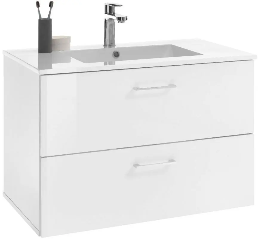 Waschbeckenunterschrank Best 80 weiß 