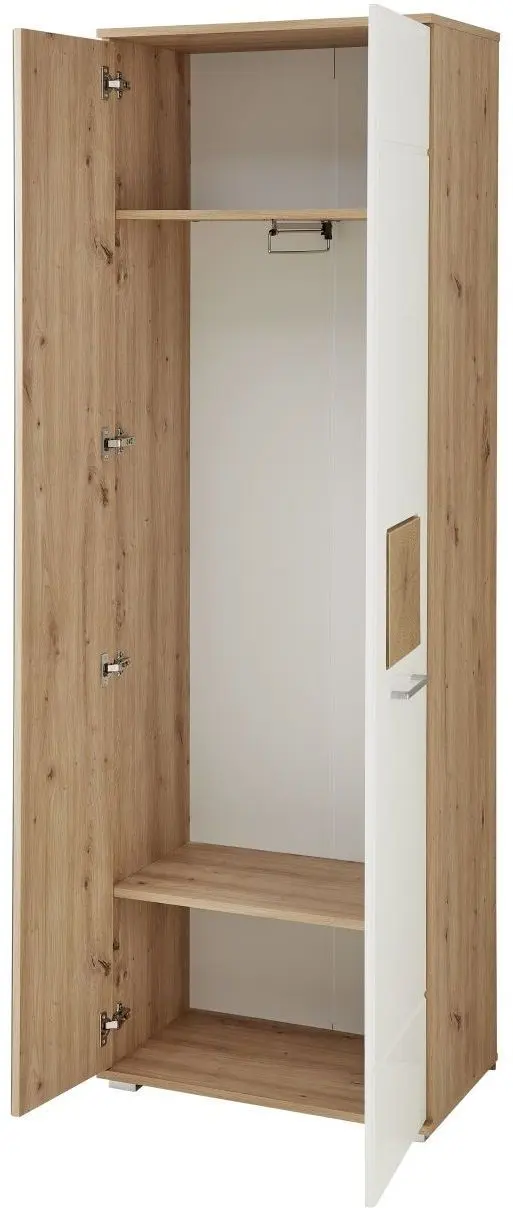 Garderobenschrank Fun Artisan Eiche / weiß