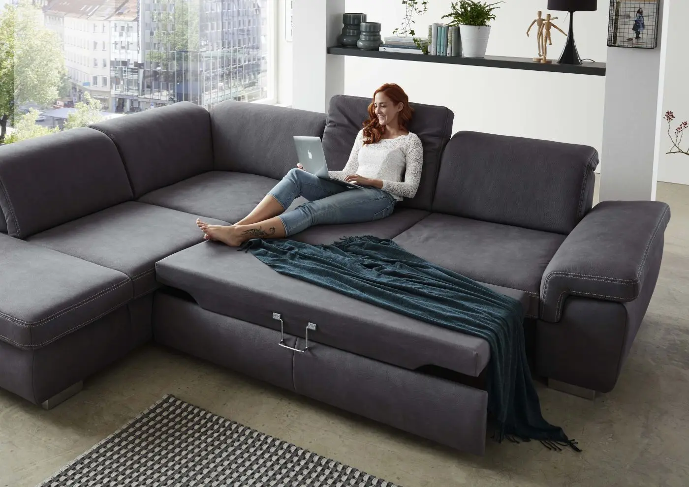 Wohnlandschaft couchliebe. LS300818 mit Zusatzfunktionen Wohnlandschaft LS 300818 mit Zusatzfunktionen couchliebe.