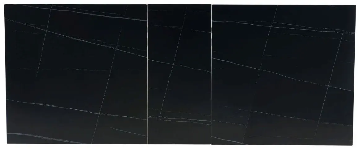 Esstisch Rio mit Marmoroptik Schwarz