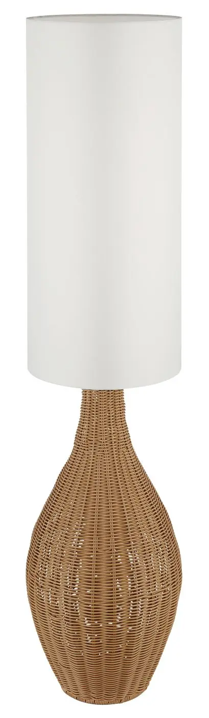 Stehleuchte Anko in Rattanoptik