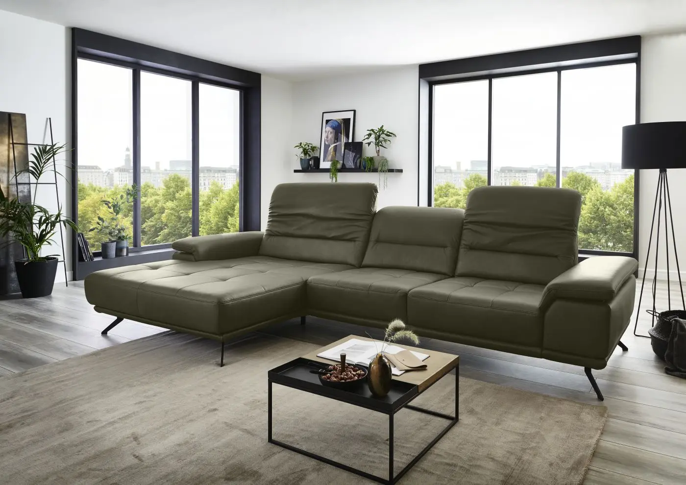 Wohnlandschaft LS 840621 Leder Vivire Basismodell couchliebe.