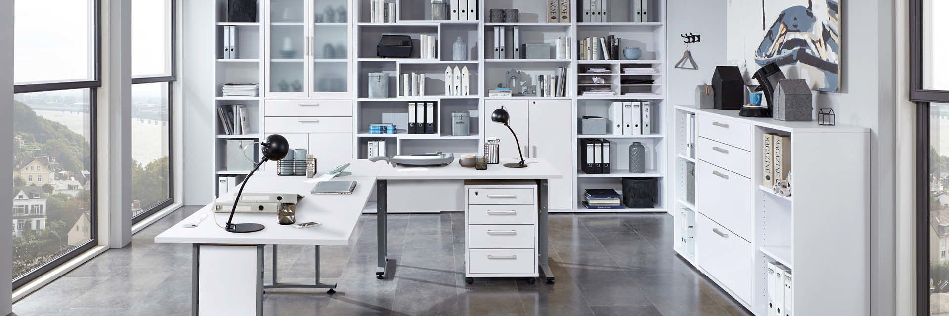 Einrichtungsideen für Arbeitszimmer ➤ Ergonomisch & Produktiv