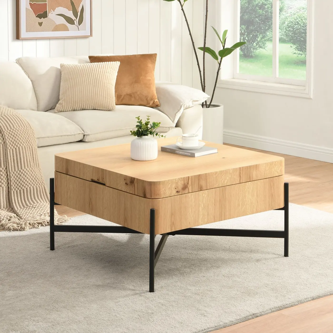 Couchtisch Tavazza Eiche mit Lift