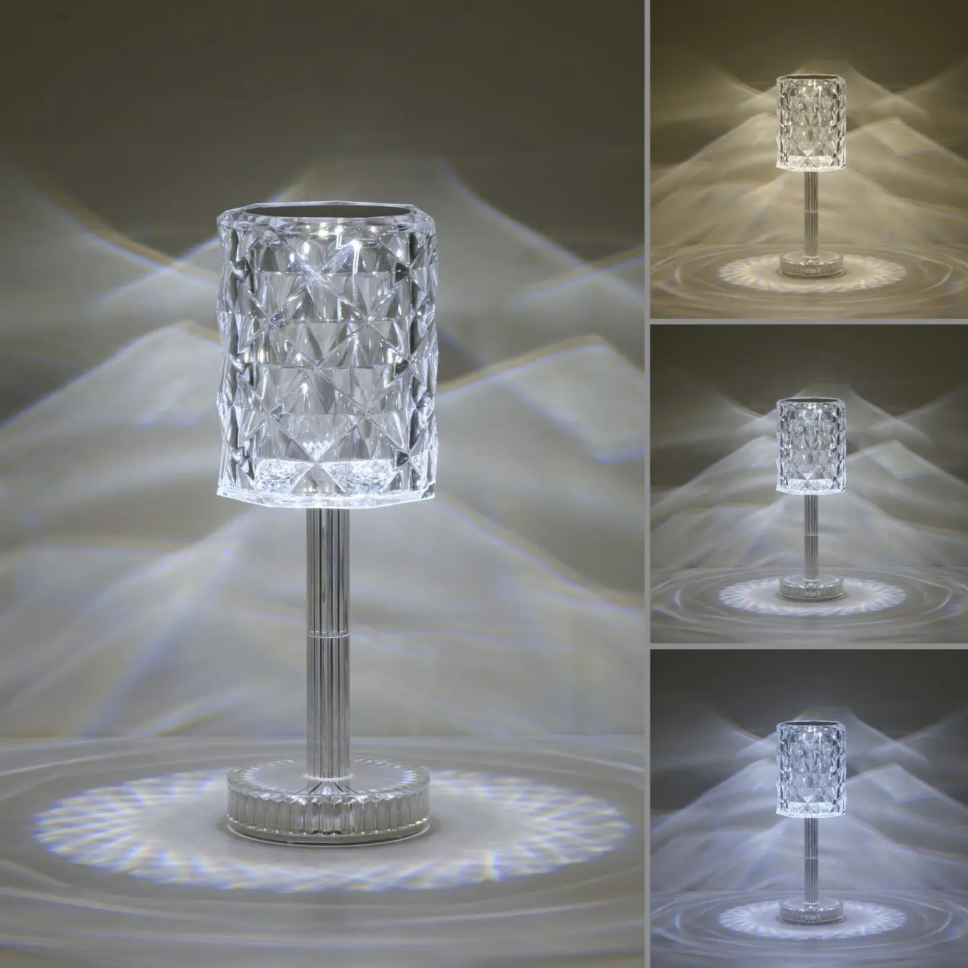 LED-Tischleuchte Kristala 
