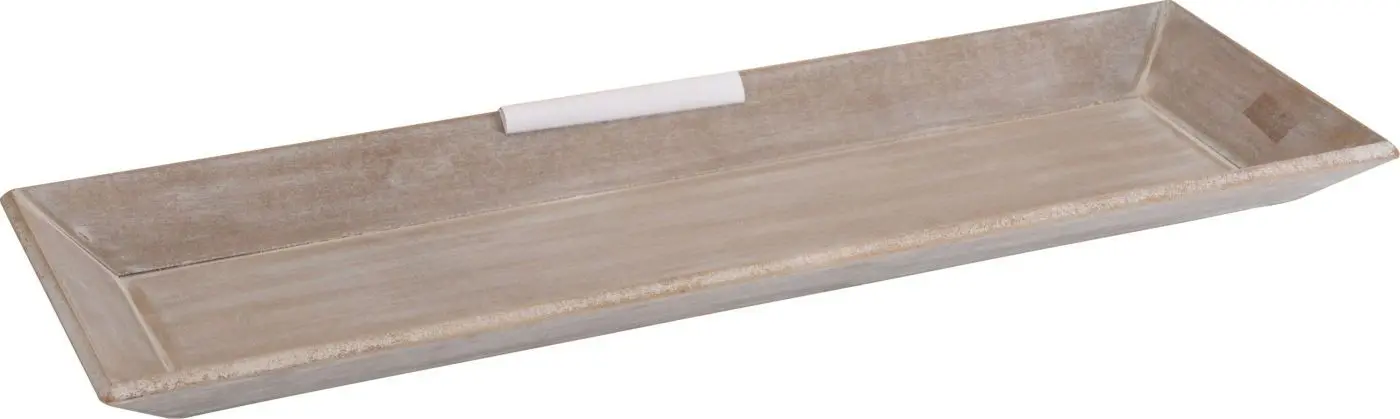 Tablett in grau 60 x 20 cm