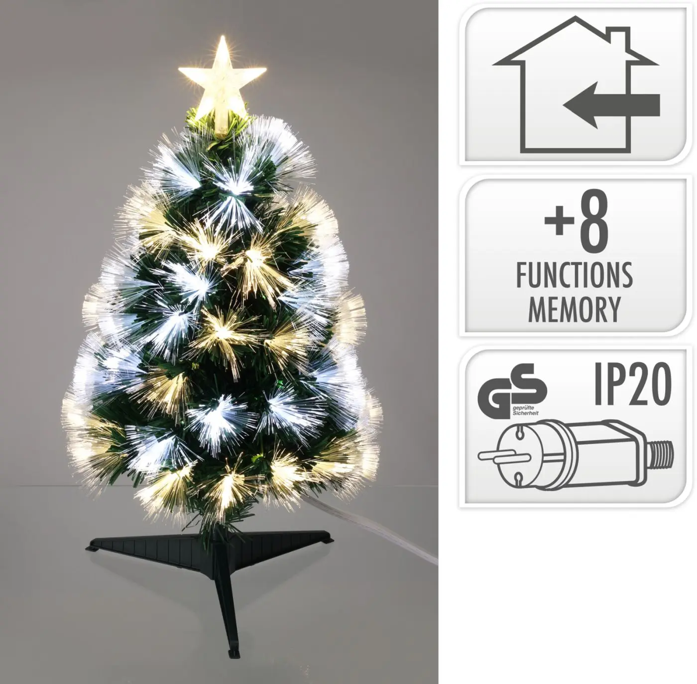 LED Baum mit weißen Lichtern 60 cm