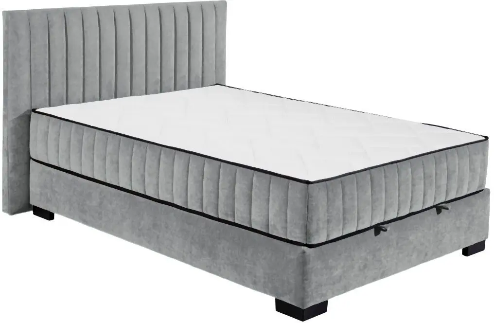 Boxbett Nagol C in 120 x 200 cm in anthrazit 