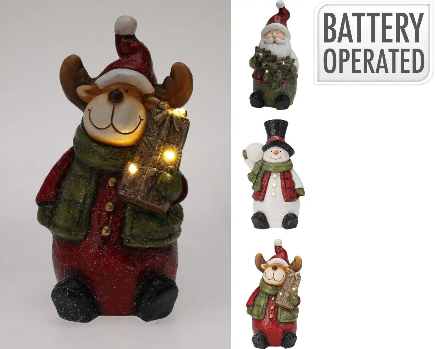Weihnachtsfigur mit LED