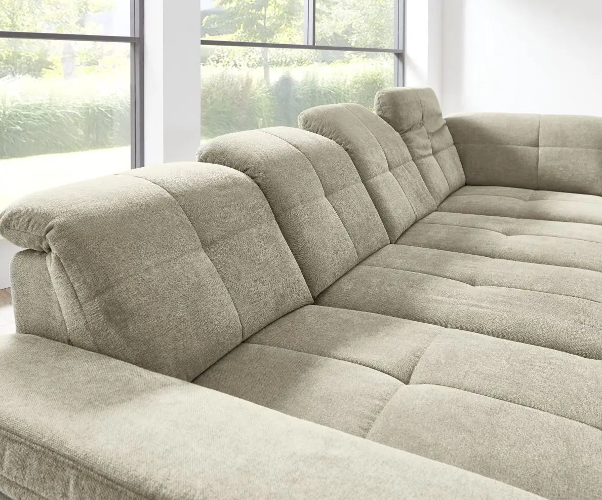 Wohnlandschaft couchliebe. MP-IN24022 mandel mit Zusatzfunktionen