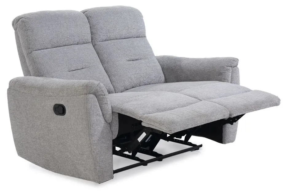 2-Sitzer Utah halbautomatische Relaxfunktion grau