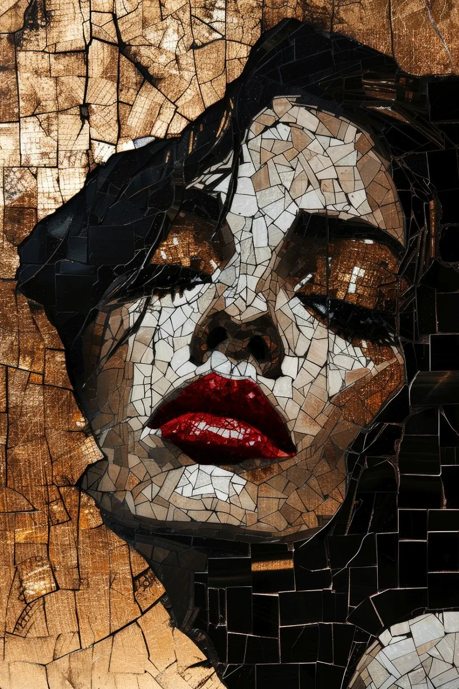 Glasbild Samantha