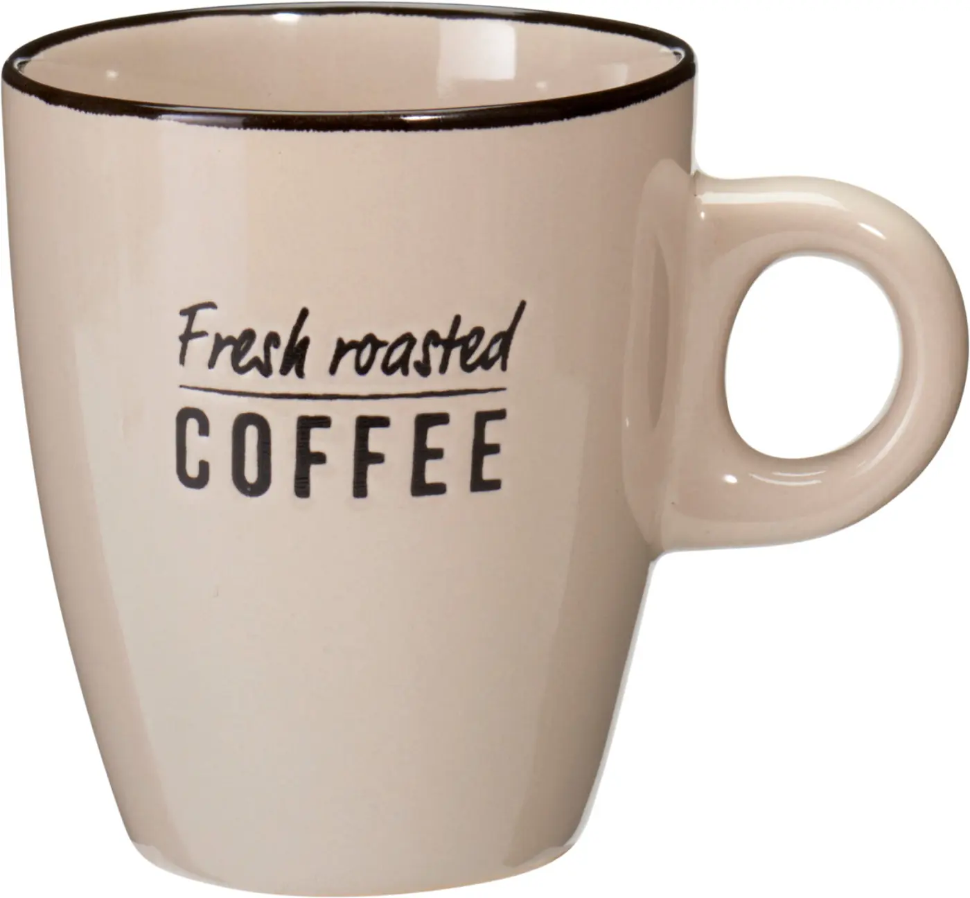 Kaffeebecher Schrift 220 ml