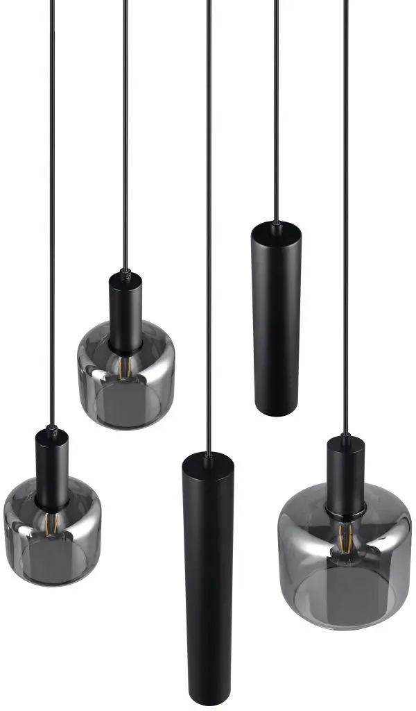 Pendelleuchte Mataro 150 x 40 cm schwarz