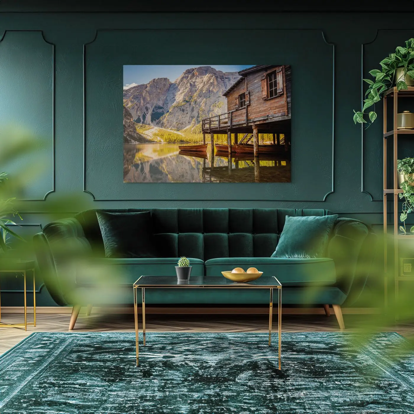 Leinwandbild Sunny Tyrol 70 x 100 cm Leinwandbild Sunny Tyrol 70 x 100 cm