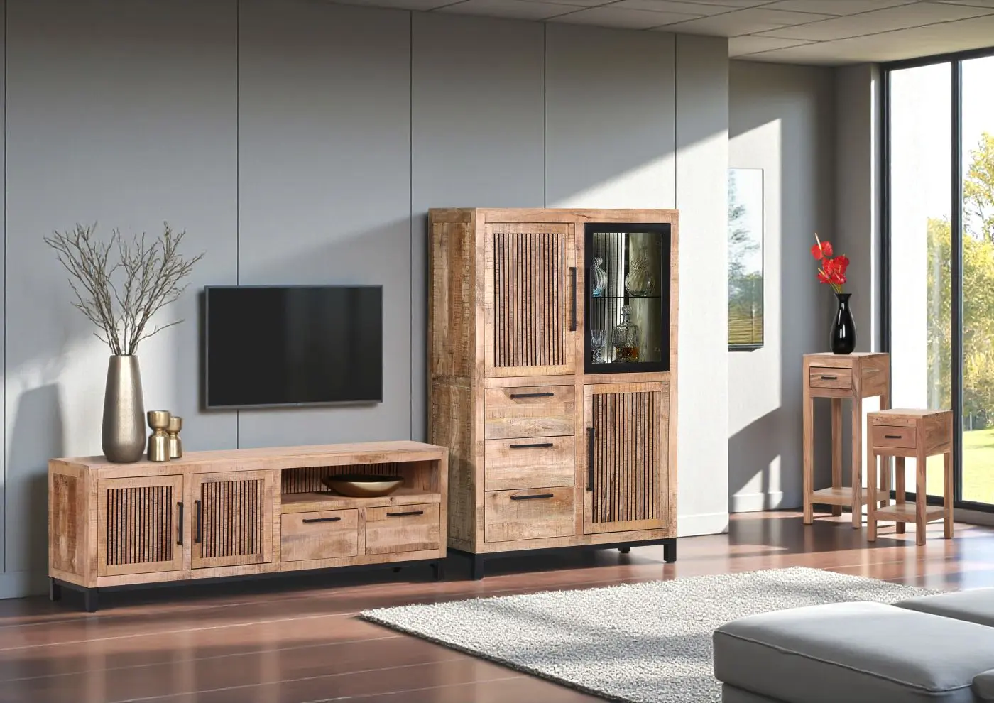 TV-Lowboard Altea Mango massiv