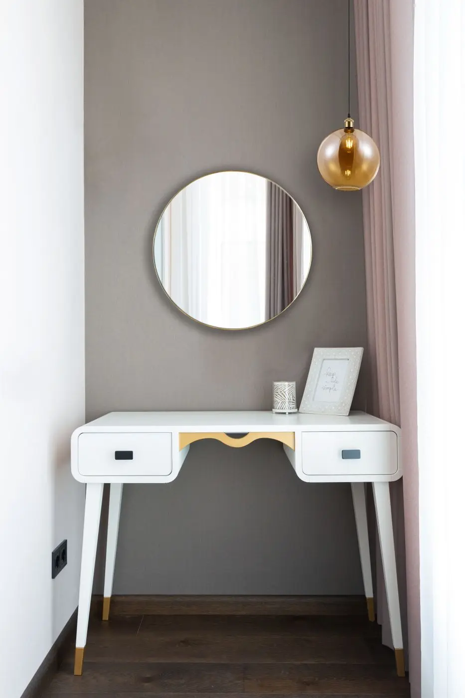 Metallspiegel Esra gold