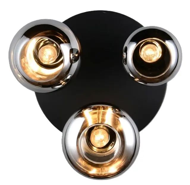 Deckenleuchte Lumina 25 x 49 cm Metall schwarz
