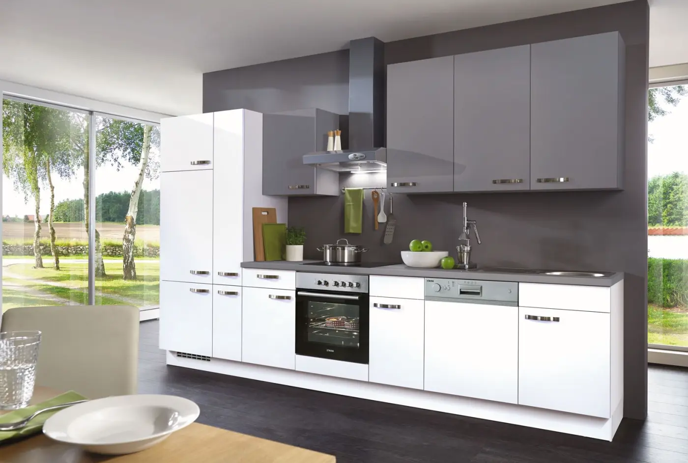 Küchenzeile nobilia Touch 350 cm