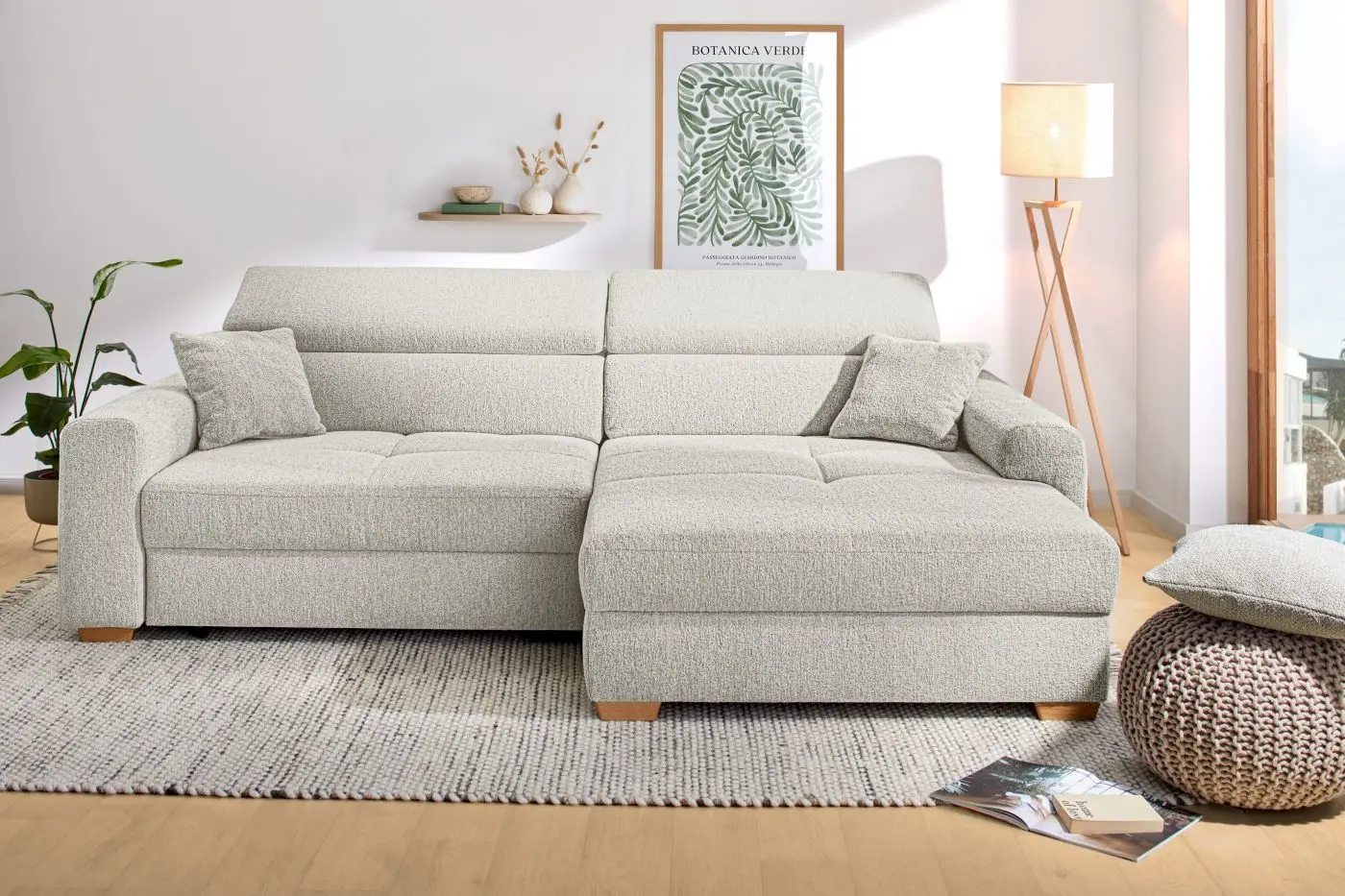 Wohnlandschaft Slider beige