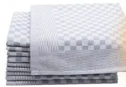 Grubentuch Karo glatt 40 x 80 cm
