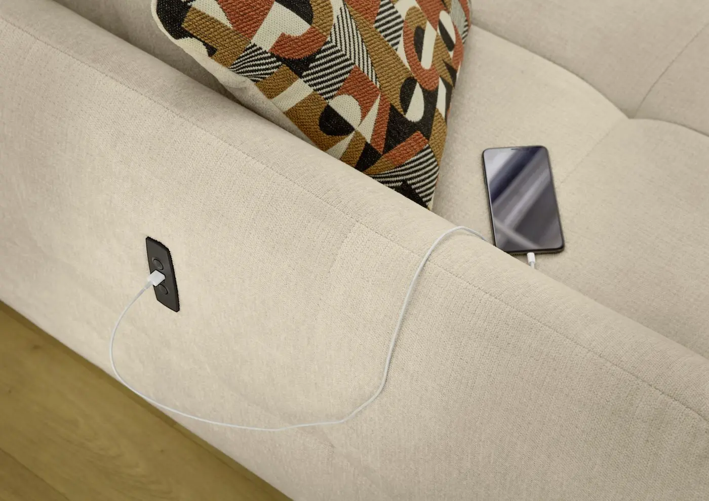 Wohnlandschaft Zoom beige