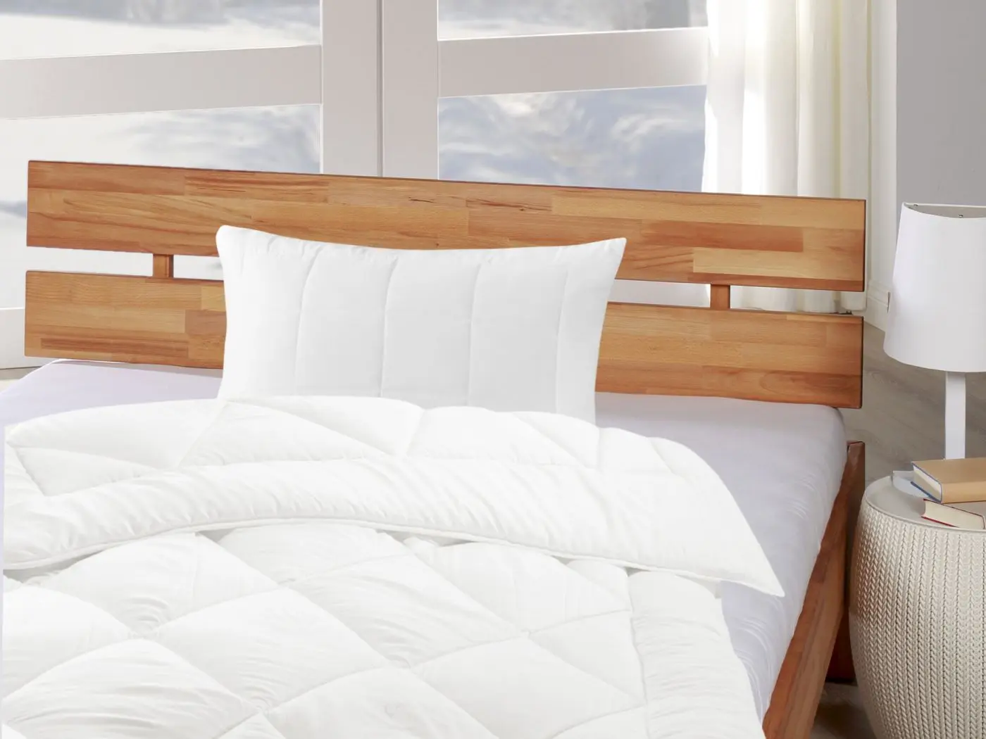 Taschenfederkernkissen 40 x 80 cm