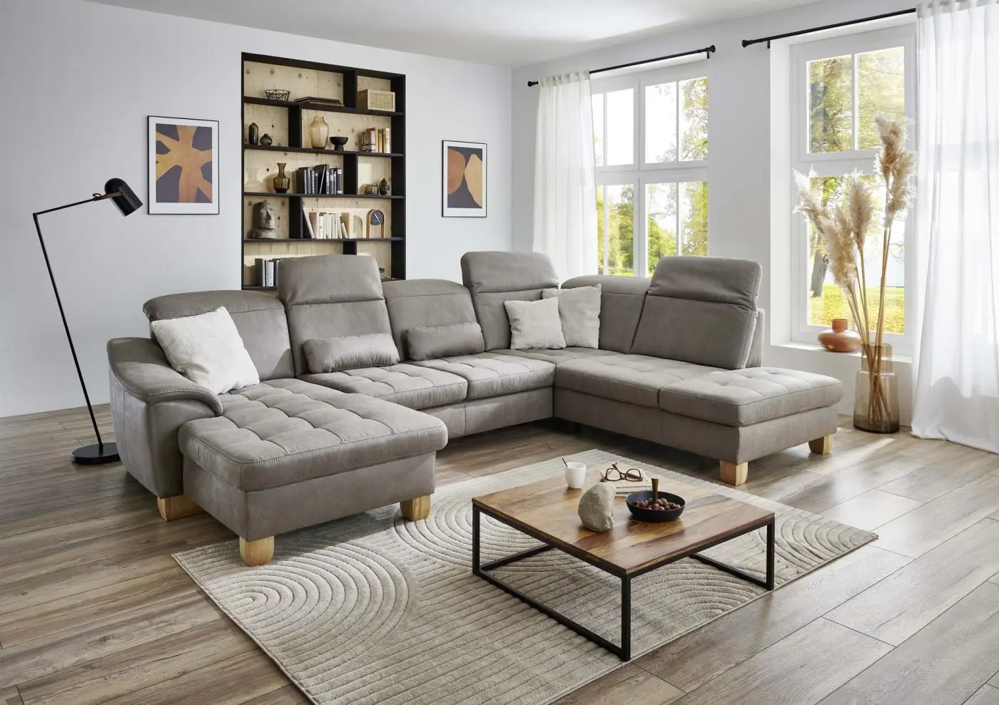 Wohnlandschaft LS24 Fratello mit Komfortfunktionen couchliebe.