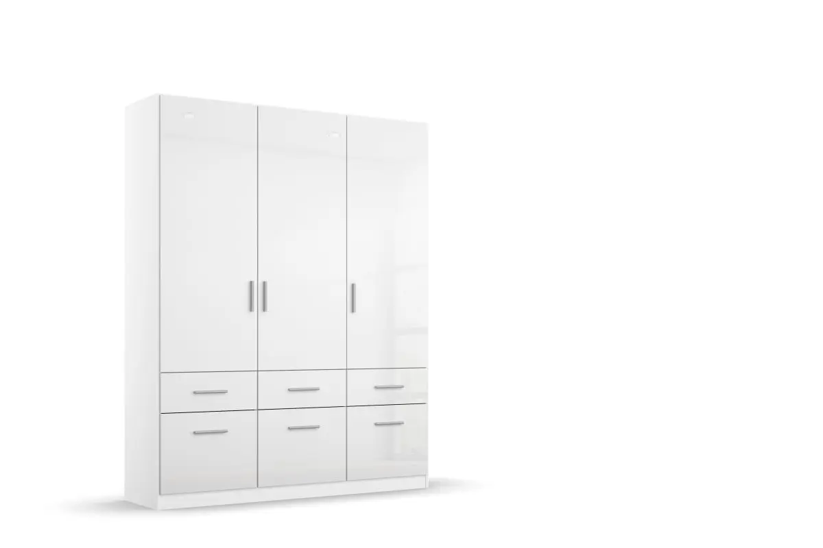 Drehtürenschrank Celle 3-türig weiß Drehtürenschrank Celle 3-türig weiß