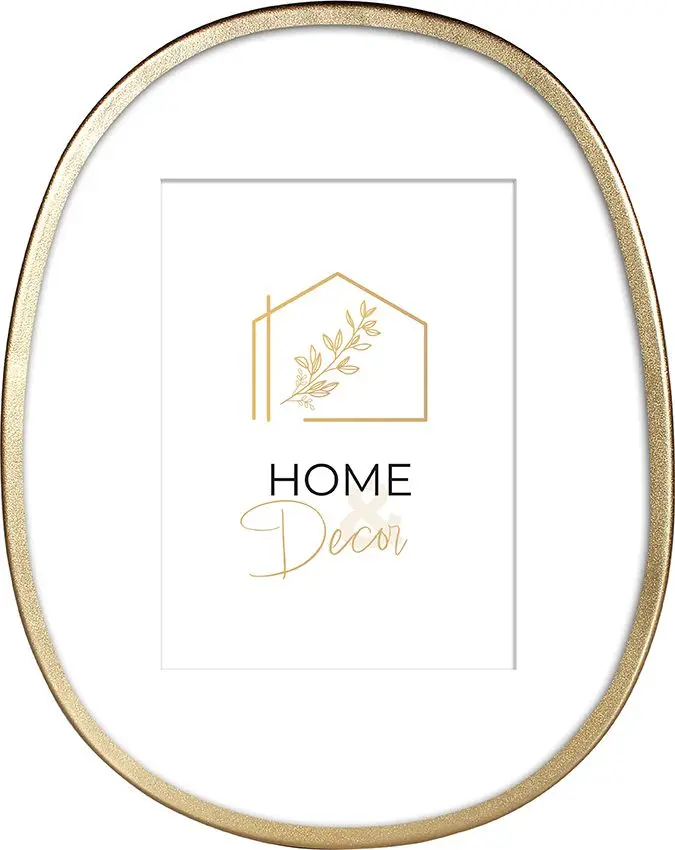 Rahmen oval gold