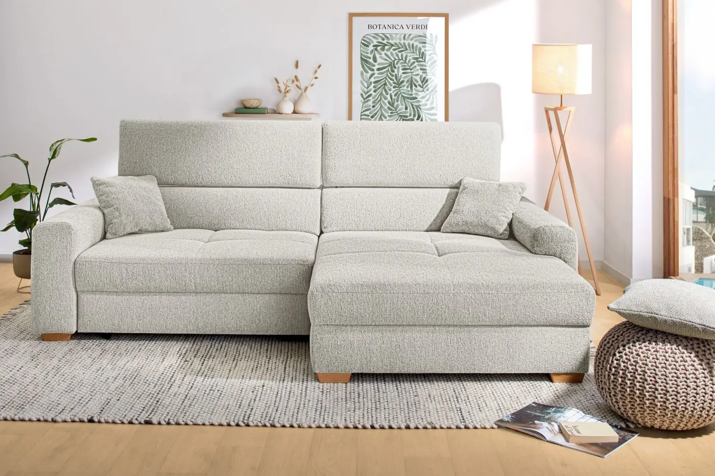 Wohnlandschaft Slider beige