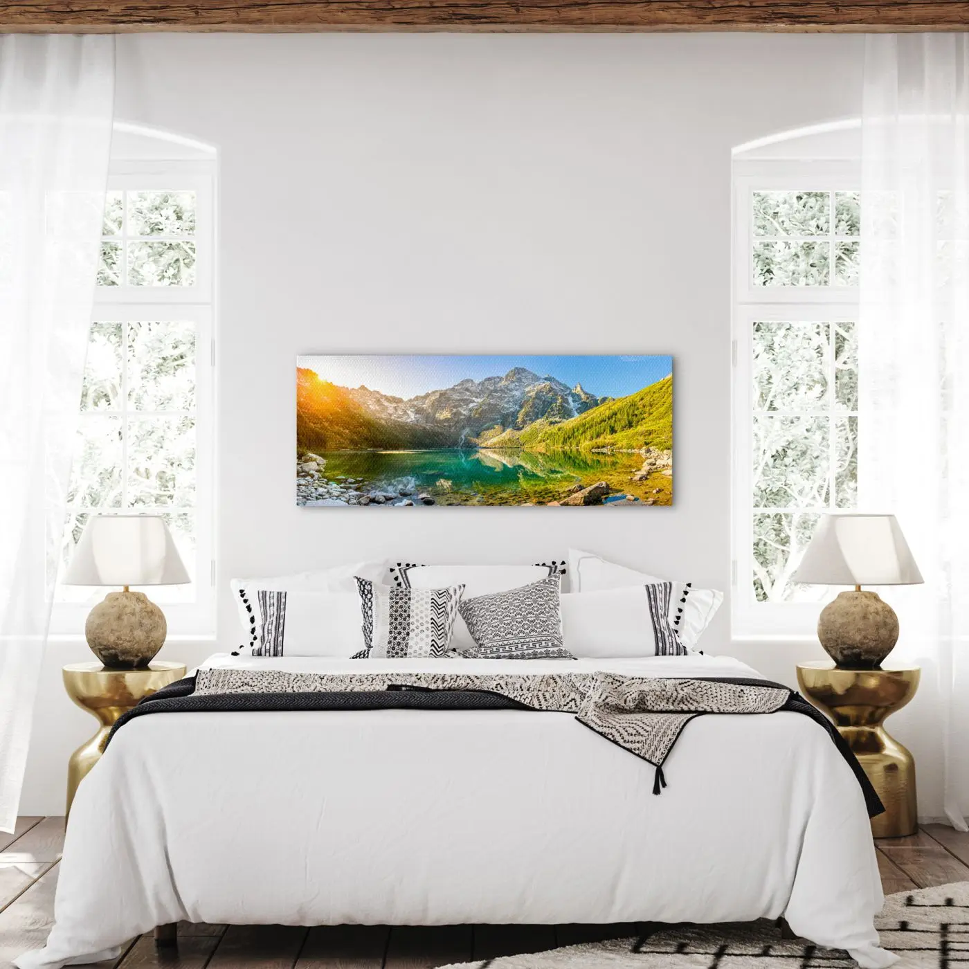 Leinwandbild Moskie Oko 60 x 150 cm